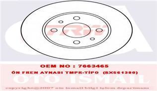 Trw Df1745 Fren Diski Ön 500 Sonrası B 2007 Sonrası Tempra 2.0 Slx Tıpo Marea 1996r