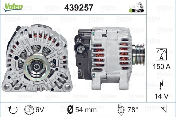 Valeo 439257 Alternatör 307 407 Partner 2.0 Hdı