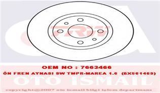 Trw Df1747 Fren Diski Ön Tempra Sw Marea 1996 Sonrası Brava 1995 Sonrası Bravo I 95