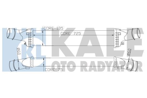 Kale 342400 Turbo Radyatörü A4 2007 Sonrası 2.7 Tdı 3.0 Tdı A5 2005 Sonrası A6 11-