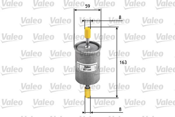 Valeo 587046 Yakıt Filtresi (Benzin) Alfa Romeo 156 1.6 16V T.Spa