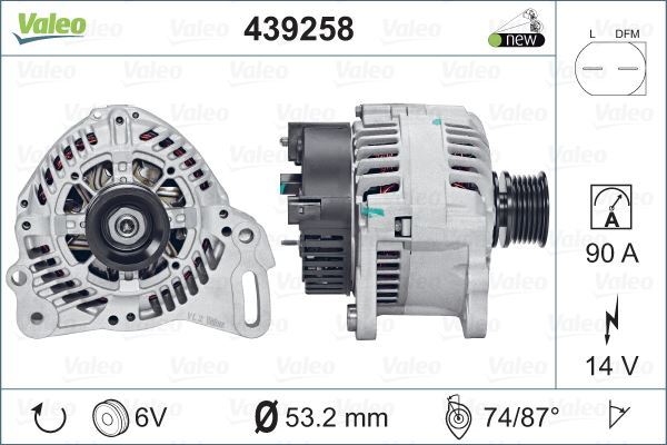 Valeo 439258 Alternatör