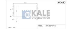Kale 342420 Klima Radyatörü 300 M