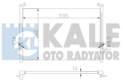 Kale 342425 Klima Radyatörü H1 Starex Box-H100 Box-Porter Pıck Up
