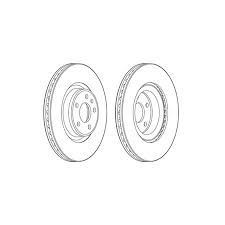 Ferodo Ddf2597C-1 Fren Diski Ön Havalı 338Mm Audı A4, A5 15-