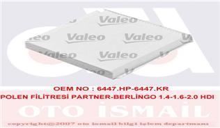 VALEO 698657 POLEN FİLTRESİ PARTNER 02- / XSARA BERLINGO