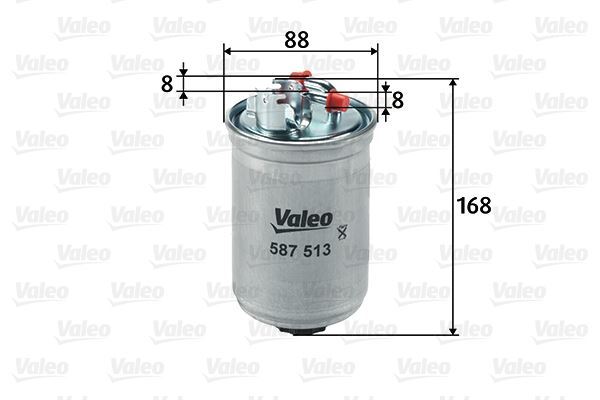 Valeo 587513 Yakıt Filtresi (Mazot) Volkswagen Polo Iıı 1.9 Sdı
