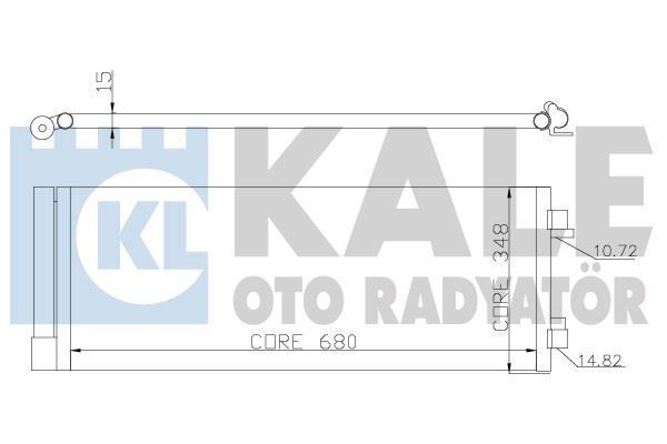 Kale 342450 Klima Radyatörü Laguna Iıı 2007 Sonrası Latıtude 11-