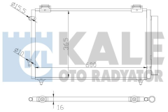 Kale 383100 Klima Radyatörü Corolla Al Al 608X347X16