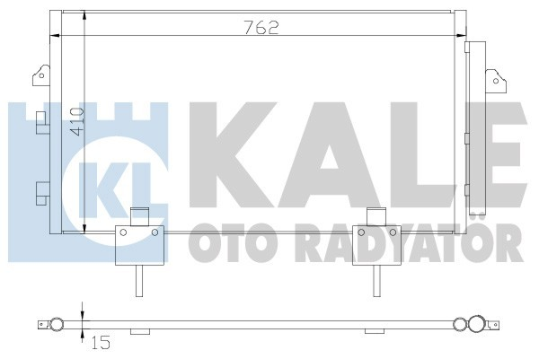 Kale 383400 Klima Radyatörü Toyota Rav 4 Iı Al Al 745X410X16