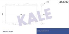 Kale 383900 Radyatör Crv Iı Al Pl Brz 400X728X16