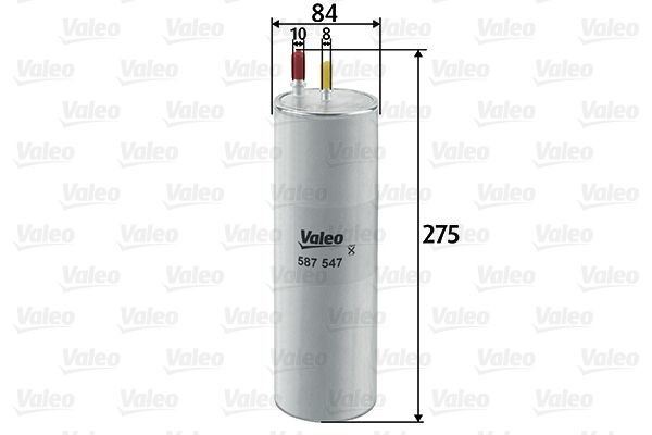 Valeo 587547 Yakıt Filtresi (Mazot) Volkswagen Transporter T5 2.5