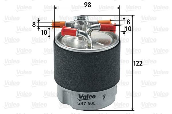 Valeo 587566 Yakıt Filtresi (Mazot) Nıssan Qashqaı-Xtr