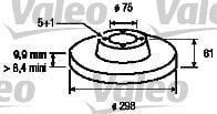 Fren Diski Arka Bmw 5 E39 95-03 Düz 298Mm