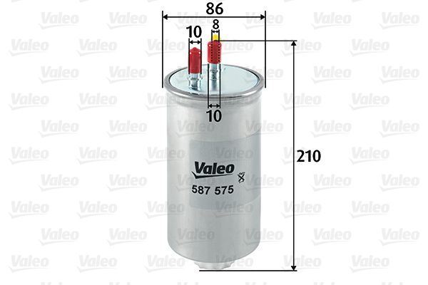 Valeo 587575 Yakıt Filtresi (Mazot) Dacıa Logan 1.5 Dcı-Sandero 1