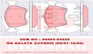 Trw Gdb3163 Fren Balatası Ön Avensıs 1997-2003