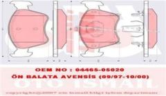 Trw Gdb3163 Fren Balatası Ön Avensıs 1997-2003