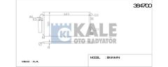 Kale 384700 Klima Radyatörü Mını Cooper R50 R52 R53 2001 Sonrası 605X318X1