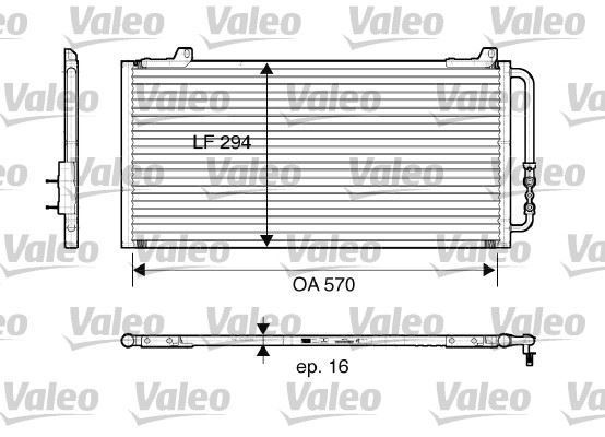 VALEO 816921 KLIMA RADYATÖRÜ 45 99- 200 95- 400 95-99 / ZR 04-