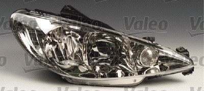 Valeo 43052 Far Sağ + Sinyal 206 2005 Sonrası Seffaf Camlı Elektrikli H7+H