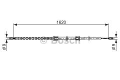 Bosch 1987477704 Fren Teli. 1620 Mm