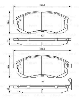 Bosch 986495379 Balata Fren Ön Crv 07-12