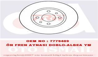 Trw Df2686 Fren Diski Ön Palıo 19onrası Tempra 2.0 Mar96 Sonrası Albea Doblo 2001 S