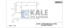 Kale 385500 Klima Radyatörü Partner 98-02 1.8D 1.9D 2.0 Hdı / Xsa
