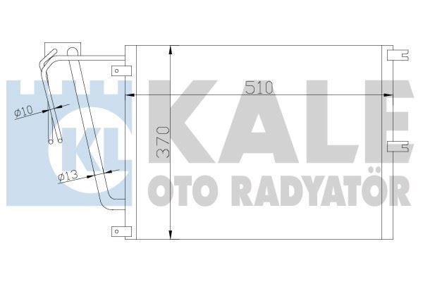Kale 342565 Klima Radyatörü Vectra B 1997-2002 2.0 Td 2.2 Td