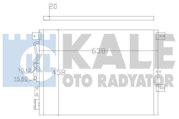 Kale 385800 Klima Radyatörü Commander 2005 Sonrası Grand Cherokee 2005 Sonrası Yag