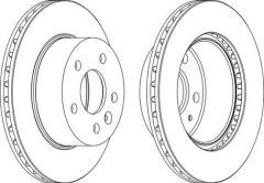 Ferodo Ddf860 Fren Diski Ön Vıto W638 96-03 Havalı 5 Bıjon 276Mm