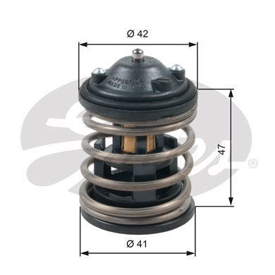 Gates Th47487K1 Termostat Komple 87°C Bmw 1 Serı E81 E87 116D-118