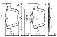 Bosch 986495394 Fren Balatası Arka Mercedes C Serısı  2014 Sonrası C180 C22