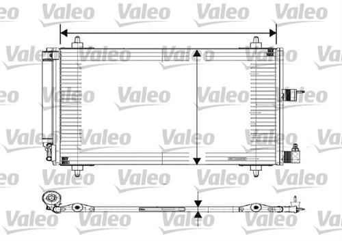 VALEO 817508 KLIMA RADYATÖRÜ PARTNER 02- / XSARA 00- BERLINGO 02-