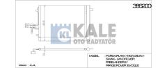 Kale 386200 Klima Radyatörü S-Max 2006 Sonrası Mondeo Iv 2007 Sonrası Galaxy Iıı 06