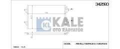 Kale 342590 Klima Radyatörü Vel Satıs Espace Iv