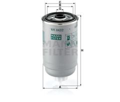 Mann Wk842 Mazot Filtresi Punto Ducato / Boxer / Jumper / Passat