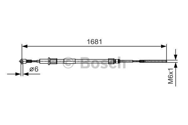 Bosch 1987477924 Fren Teli. 1680 Mm