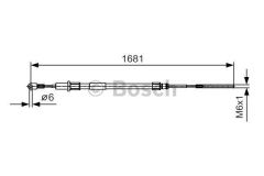 Bosch 1987477924 Fren Teli. 1680 Mm