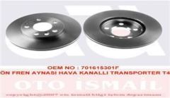Valeo 186682 Fren Diski Ön Transporter T4 96-03 Havalı 280Mm
