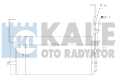 Kale 386600 Klima Radyatörü Santafe I Sm Al Al 680X350X18
