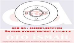 Trw Df2753 Fren Diski Ön Fıesta Iıı 1989 Sonrası Fıesta Iv 1995 Sonrası Ka 1996 Sonrası Esco