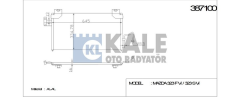 Kale 387100 Klima Radyatörü Mazda 323 F Vı 323 S Vı Al-Al 625X338