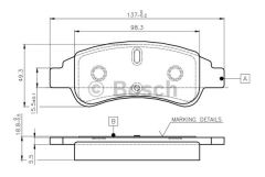 Bosch 986495430 0986Tb2408 Ön Balata P206-P207-P307-Partner-Berlı
