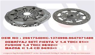 LUK 621301109 Debriyaj Seti Fıesta Fusıon 1.4 Tdcı Baskı + Balata