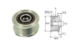 Valeo 588001 Alternatör Kasnağı Golf Iv V Vı Bora 98-05 Polo Jett