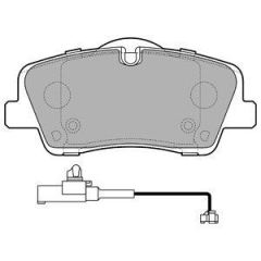 Delphi Lp3292 Arka Balata H350 15-