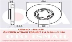 Valeo 186710 Fren Diski Ön Transıt V184  Arkadan Çekıslı Havalı 2