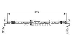 Bosch 1987481482 Fren Hortumu; Ön 515.00 Mm