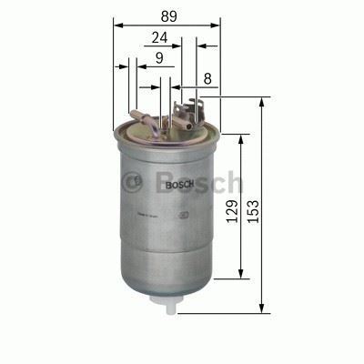 Bosch 450906334 Mazot Filtresi Sharan 2000 Sonrası / Alhambra 2000 Sonrası / Galaxy